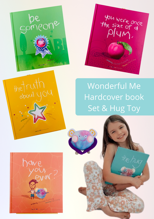 Wonderful Me Hardcover Children's Book Set and Hug Toy