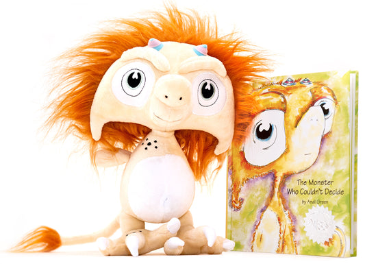 Fuddle The Monster Who Couldn't Decide Book and Plush Set