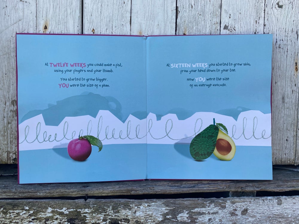 You Were Once the Size of a Plum Hardcover Children's Book