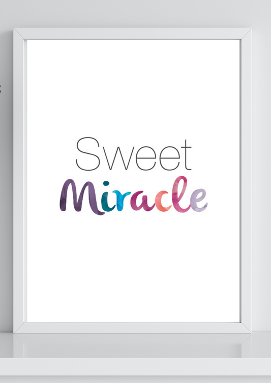 Sweet Miracle A4 Poster