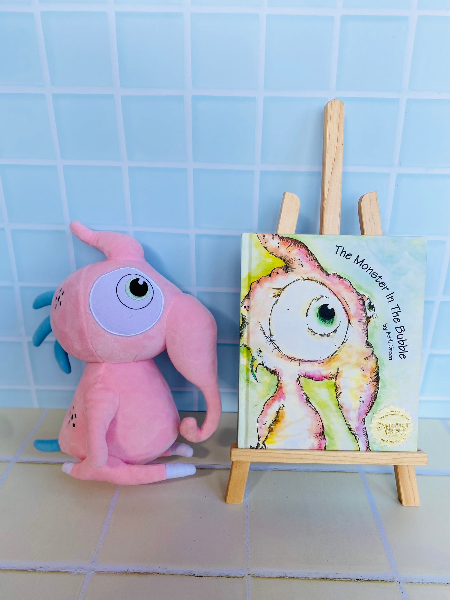 Squeek The Monster of Innocence Hardcover Book and Plush